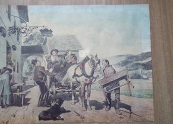 Obraz plakat z lat PRL.