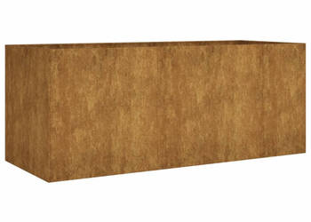 Podwyższona donica 200x80x80 cm stal kortenowska WM-824539