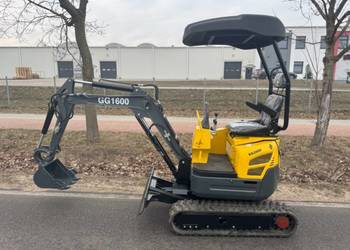 Minikoparka Gunter Grossmann GG1600, silnik Kubota