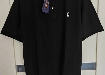 Ralph lauren XL piękna koszulka czarna t shirt Usa nowa  limited edition
