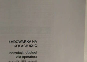 dtr instrukcja obsługi CASE 921C i inne