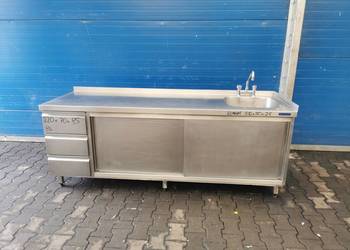Zlew 1 komorowy 220x70x85 komora 50x50x25 (86)