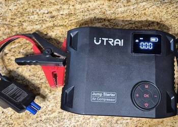 UTRAI 4w1 2000A Booster Power Bank 16000mAh Pompka do kół Latarka