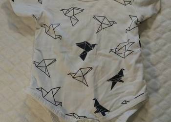 Body, krótki rękaw - ptaki origami (80) (Odzież)