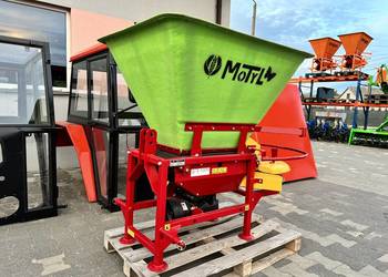 Rozsiewacz nawozów na taśmę 300kg lejek KŁOS Motyl Dexwal