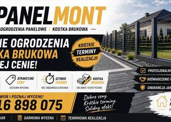 Ogrodzenia panelowe/ Drobne prace brukarskie