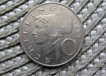 Austria 10 Szylingów 1993r