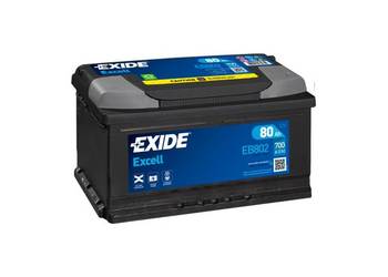 Akumulator 80Ah 700A Exide Excell - DARMOWY DOWÓZ I WYMIANA