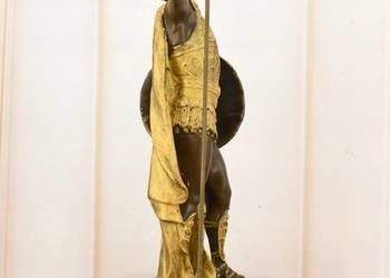 Gladiator w Złotej Zbroi - Rzymski Wojownik - Figura Rzeźba z Brązu Ozdoba Gladiator w Złotej Zbroi - Rzymski Wojownik - Figura Rzeźba z Brązu Ozdoba