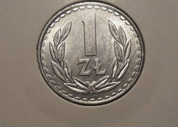 1 złoty 1985 r. - nr 3 - około mennicze