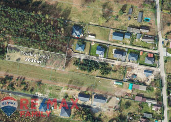 Działka budowlana 2630m2 z lasem