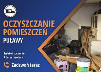 OPRÓŻNIANIE - LIKWIDACJA - SPRZĄTANIE piwnic strychów garaży