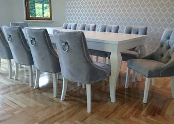 Chesterfield krzesło z kołatką pinezkami pikowane producent