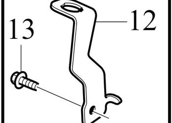 VOLVO C40 XC40 wspornik wewnetrzn przewod hamulcowy prawy przod OE 32221211