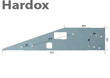 Płoza HARDOX 415284/P części do pługa BRIX