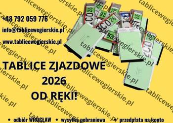 Tablice tymczasowe HU zjazdowe