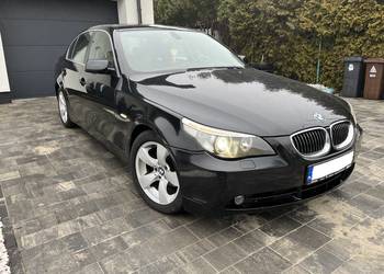 BMW E60 3.0D Automat Czarna Sedan Zadbana