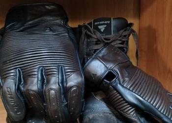 Set SHIMA BLake| Buty 44 (GWARANCJA 2027) + Rękawice XL | Skóra