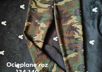 Grube ocieplane leginsy na 134/140