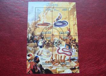 Malawi 2012 CTO Fauna Gady Węże