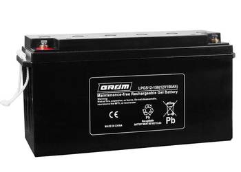 Akumulator żelowy 12V 150Ah GROM Tczew, Tel: 532x474x159