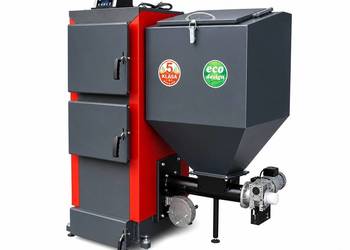 Kocioł na ekogroszek groszek piec co z podajnikiem 25kW 250m2 atest 5klasa