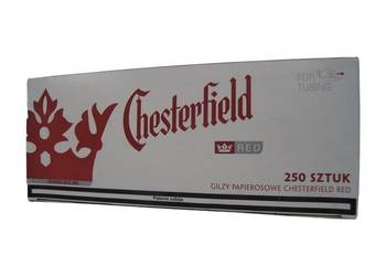 Gilzy papierosowe CHESTERFIELD RED 250 Gilzy papierosowe CHESTERFIELD RED 250
