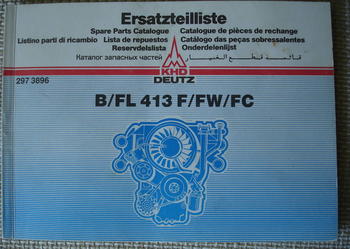 Katalog części silnika spalinowego DEUTZ B/F6- 12 L413 F/FW/FC,