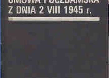 UMOWA POCZDAMSKA Z DNIA 2.VIII.1945