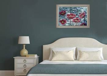 Obraz, abstrakcja "Maczki"