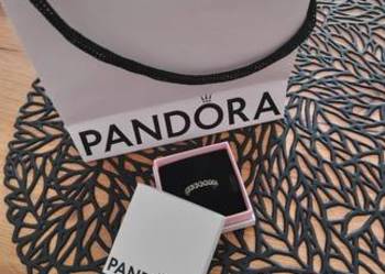 Obrączka srebrna Pandora