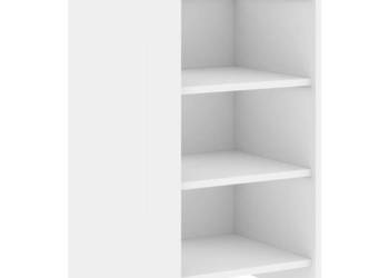 Szafka biała 45x35x75 cm materiał drewnopochodny WM-848381