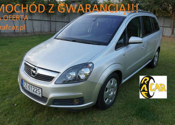 Opel Zafira zarejestrowany, ubezpieczony. Gwarancja. Polecam !!! B (2005-2…