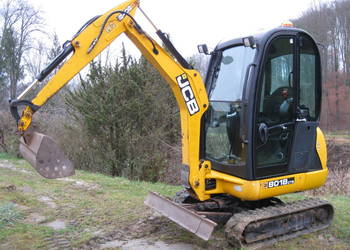 Minikoparka JCB 8018 model 2016r., 8014, 8016, 8026 CAT Kubota Yanmar