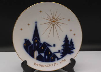 KOLEKCJONERSKI TALERZ ŚWIĄTECZNY KPM BERLIN 1989 – (LIMITOWANA EDYCJA)