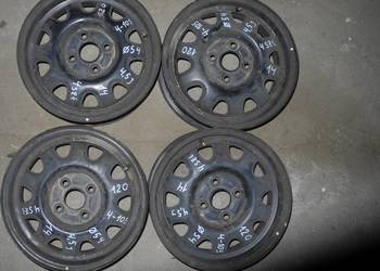 KOMPLET FELG FELGI STALOWE 14' 4x100  ET45