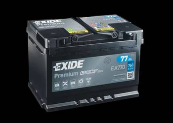 Akumulator Exide Premium 77Ah 760A PRAWY PLUS