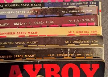 Playboy Lata 90 Wydanie Niemieckie 11szt Kolekcja