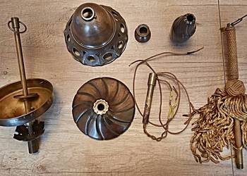 Elementy, części od starego żyrandola