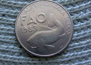 Portugalia 25 Escudo 1983r - FAO - Światowy Program Żywnościowy