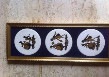 Porcelanowy obraz 34,5x12,5