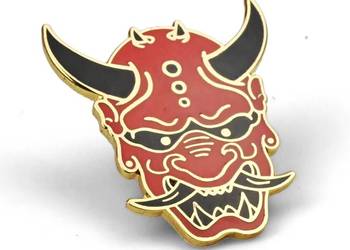 Hannya Demon | 5 cm | Metal | Przypinka | Japan