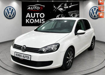 Volkswagen Golf VW Golf VI 1.6MPI 102KM Comfort-Line 5Drzwi Biały 2XPDC Op…