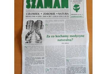 Szaman człowiek zdrowie  natura  Lipiec 2000 unikat