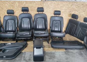 FOTEL FOTELE AUDI Q7 4L 6 OSÓB GRZANE S LINE KPL