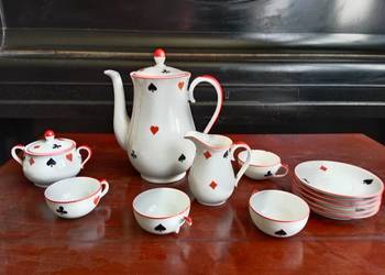 Kultowy Serwis Kawowy "Karty" – Chodzież, PRL 12 Elementów