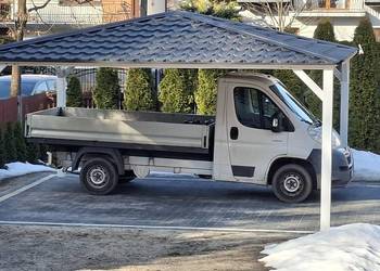 altanka wiata garażowa stalowa altana 5,85x5,85 m