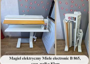 Magiel elektryczny Miele electronic B 865, szer. wałka 83cm. Maglownica
