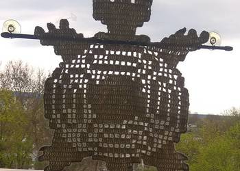 ŻÓŁW-SzydełkowanA ozdoba