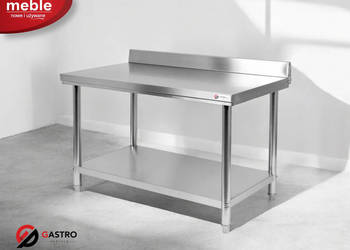 Stół gastronomiczny składany z półką wymiar 1600x700x850 mm